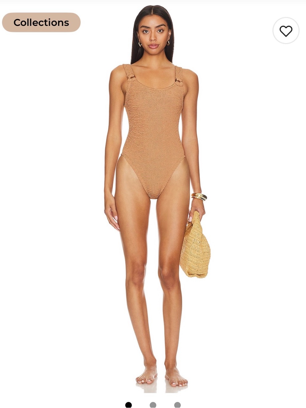 Hunza G Domino One-Piece Swimsuit